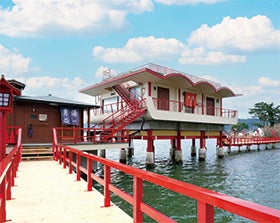 望湖楼でご入浴とカニ御膳を食す3